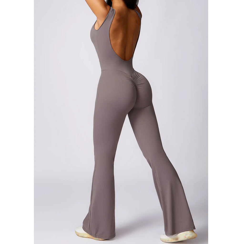 Women's One-Piece Training Jumpsuit - Yoga Sportswear