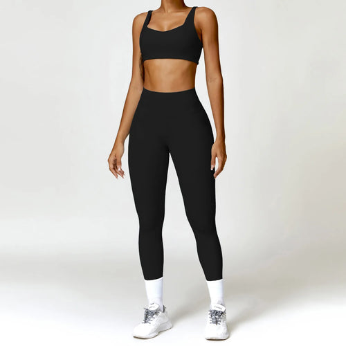Women's 2-Piece Yoga Tracksuit - Workout Sportswear Set