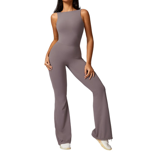 Women's One-Piece Training Jumpsuit - Yoga Sportswear