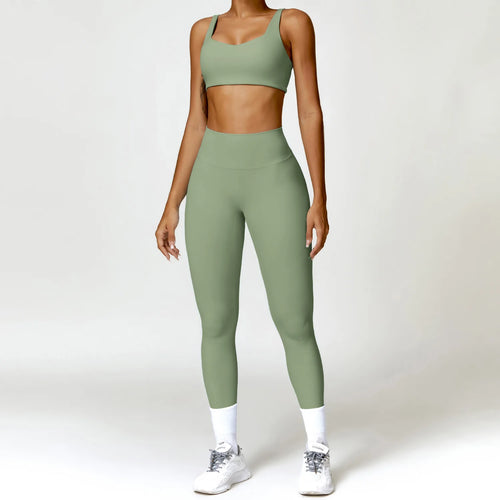 Women's 2-Piece Yoga Tracksuit - Workout Sportswear Set