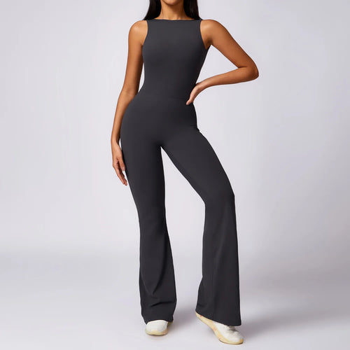 Women's One-Piece Training Jumpsuit - Yoga Sportswear