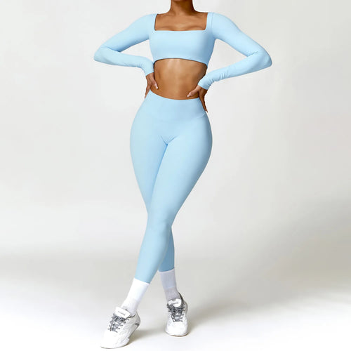 Women's 2-Piece Yoga Tracksuit - Workout Sportswear Set