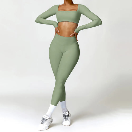Women's 2-Piece Yoga Tracksuit - Workout Sportswear Set