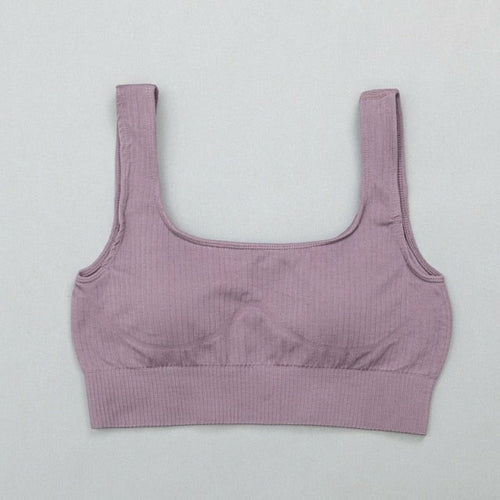 Women's High-Waist Sports Bra & Legging Set - Gym Clothing