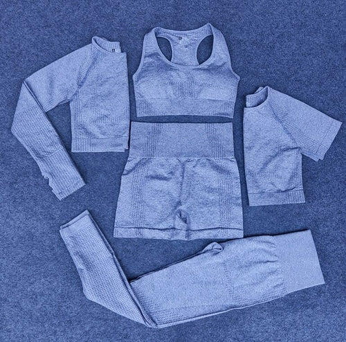 Women's 5-Piece Seamless Yoga Set - Complete Workout Collection